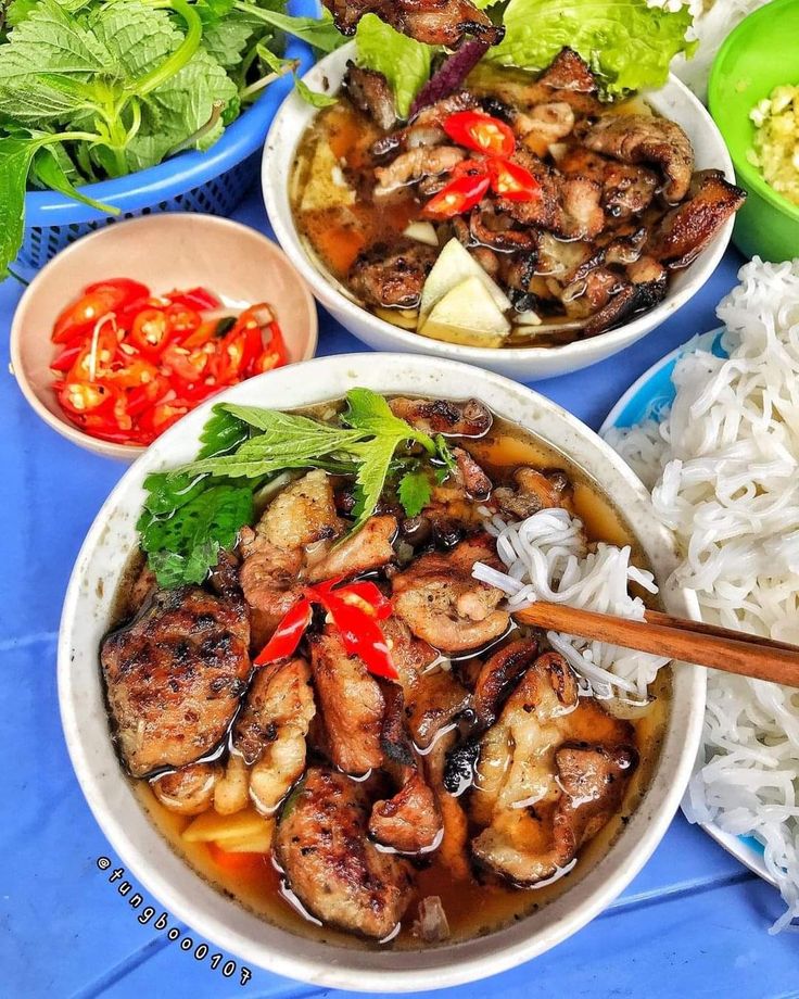 Top street food in Hanoi including Pho, Bun Cha, and Egg Coffee – Hanoi Travel Guide