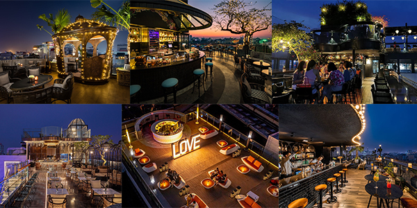 rooftop lounges, jazz clubs, wine bars, and hotel lounges.